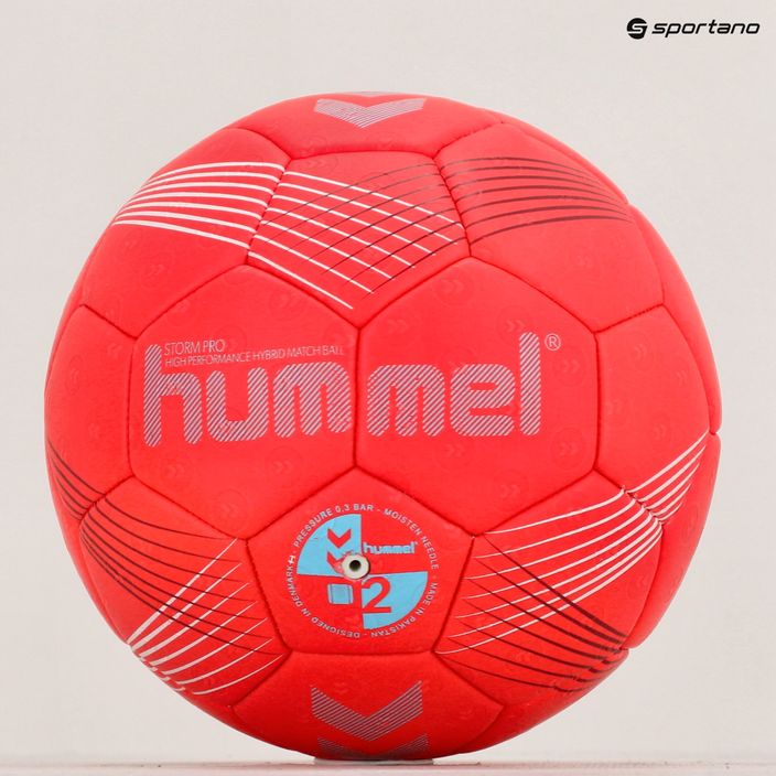 Hummel Strom Pro HB χάντμπολ κόκκινο/μπλε/λευκό μέγεθος 2 5