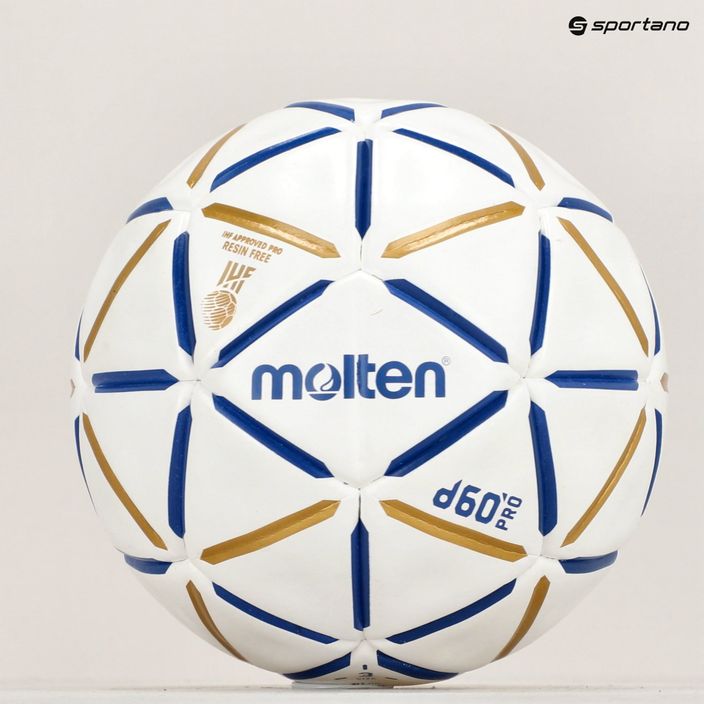 Molten handball H3D5000-BW d60 PRO IHF-3 μπλε/λευκό μέγεθος 3 4