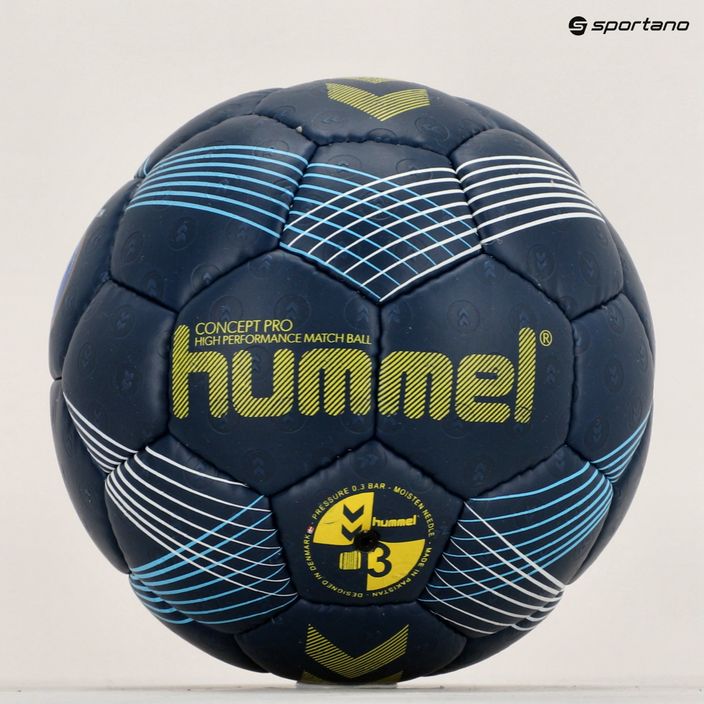 Hummel Concept Pro HB χάντμπολ θαλάσσιο/κίτρινο μέγεθος 3 5