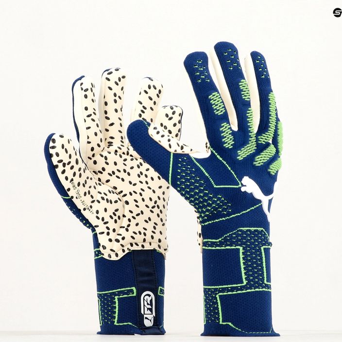 PUMA Future Ultimate Nc Γάντια τερματοφύλακα σε μπλε/πρω-πράσινο χρώμα 9