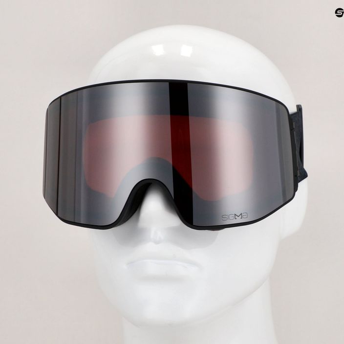 Γυαλιά σκι Salomon Sentry Prime Sigma μαύρα/μεταλλικά/ασημί ροζ γυαλιά σκι 7