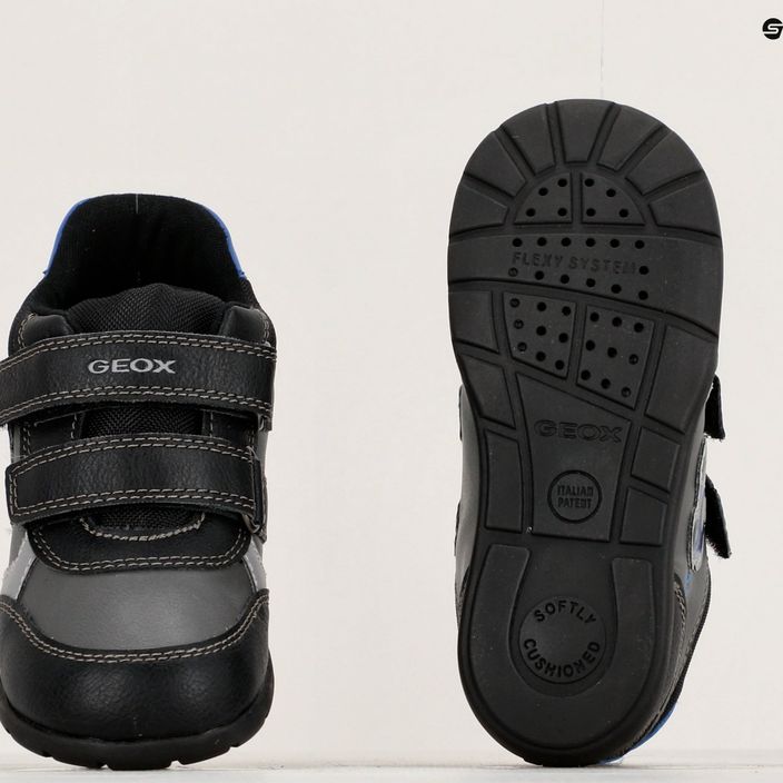 Geox Elthan μαύρα παιδικά παπούτσια 15