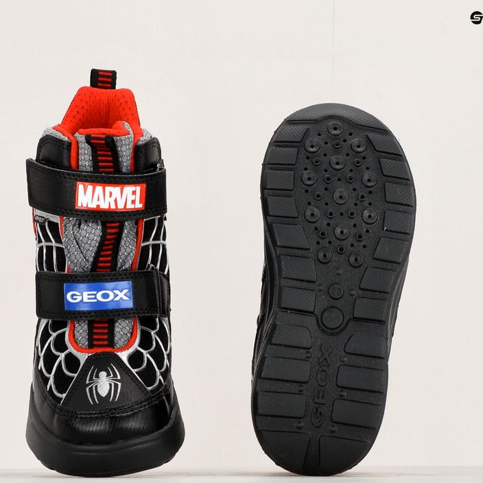 Geox Sveggen Abx junior παπούτσια μαύρο/κόκκινο 15