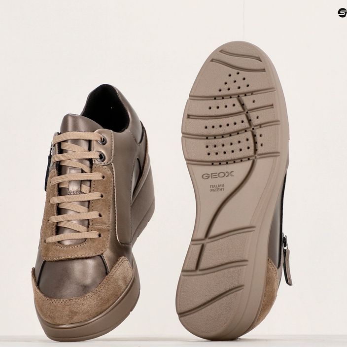 Geox γυναικεία παπούτσια Ilde μεταλλικό χρυσό 15