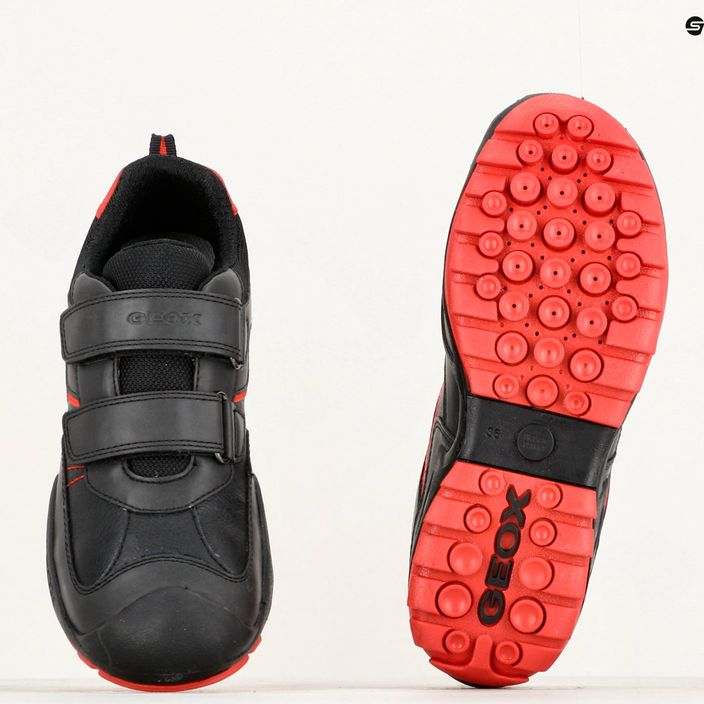 Geox New Savage junior παπούτσια μαύρο/κόκκινο 15