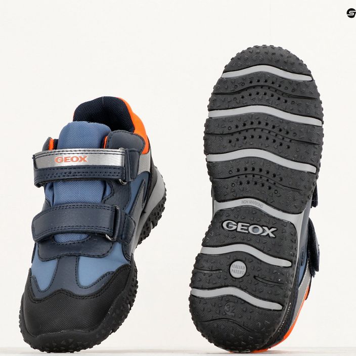 Geox Baltic Abx junior παπούτσια ναυτικό/μπλε/πορτοκαλί 15