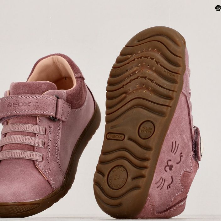 Geox Macchia dark rose παιδικά παπούτσια 15