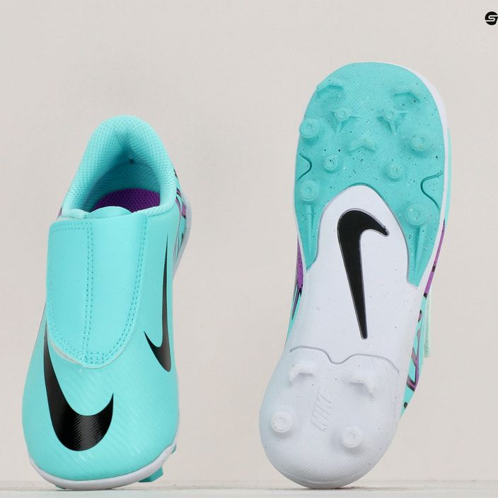 Παιδικά ποδοσφαιρικά παπούτσια Nike JR Mercurial Vapor 15 Club MG hyper turquoise/μαύρο/ άσπρο/ φούξια όνειρο 8