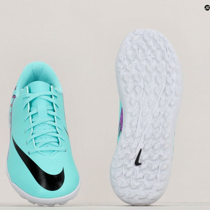 Παιδικές μπότες ποδοσφαίρου Nike Jr Mercurial Vapor 15 Club TF hyper turquoise/μαύρο/ άσπρο/ φούξια όνειρο 8