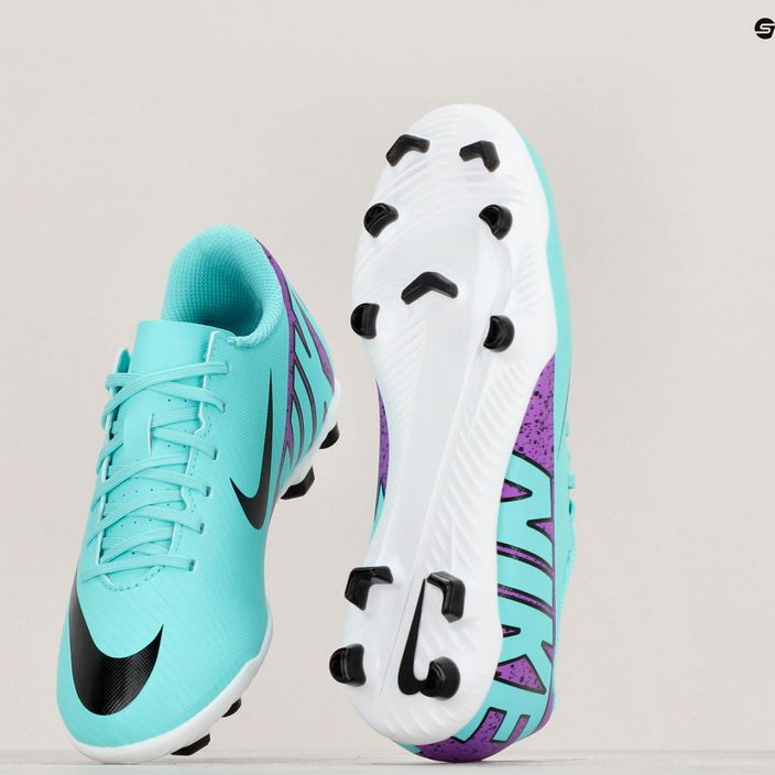 Παιδικά ποδοσφαιρικά παπούτσια Nike JR Mercurial Zoom Vapor 15 FG/MG hyper turquoise/μαύρο/λευκό/φούξια όνειρο 8