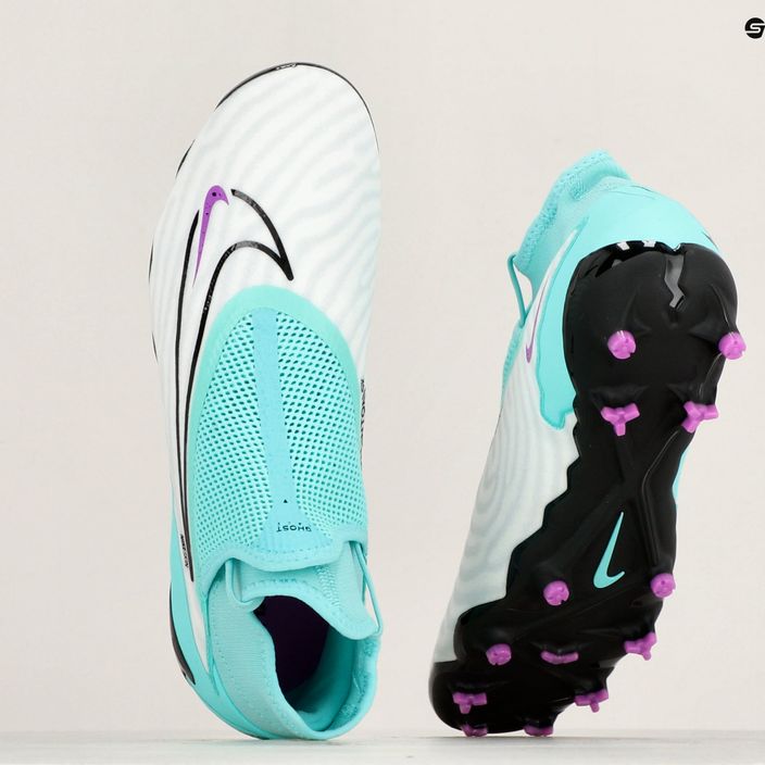 Ανδρικά ποδοσφαιρικά παπούτσια Nike Phantom GX Pro DF FG hyper turquoise/μαύρο/ άσπρο/ φούξια όνειρο 8