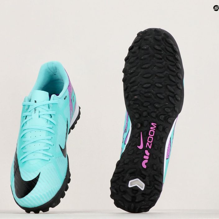 Ανδρικά ποδοσφαιρικά παπούτσια Nike Mercurial Vapor 15 Academy TF hyper turquoise/μαύρο/ άσπρο/ φούξια όνειρο 8