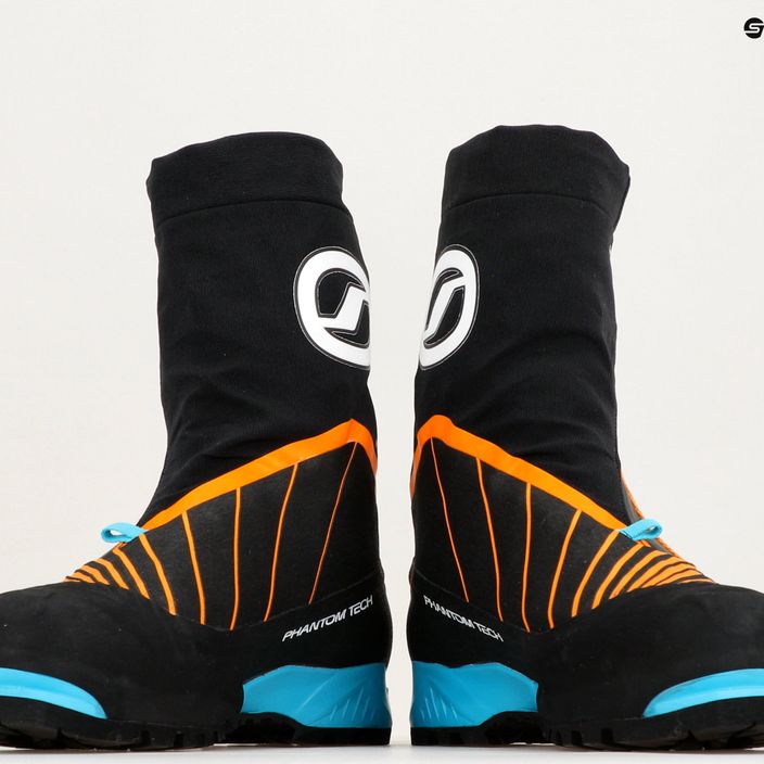 Scarpa Phantom Tech HD μαύρο/φωτεινό πορτοκαλί ανδρικές μπότες υψηλού βουνού 22