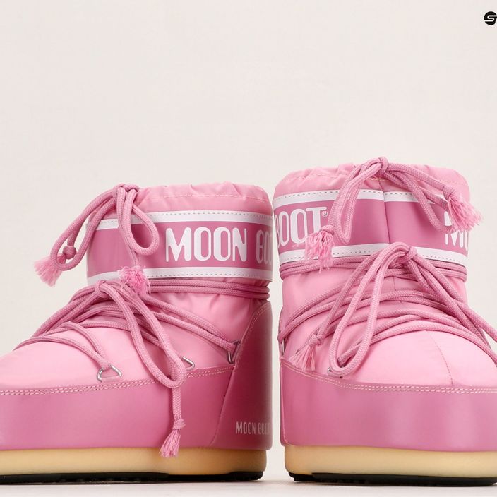Γυναικεία Moon Boot Icon Low Nylon ροζ μπότες χιονιού 12