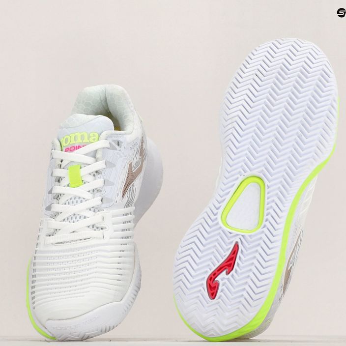 Joma T.Point γυναικεία παπούτσια τένις λευκό και πράσινο TPOILS2302T 8