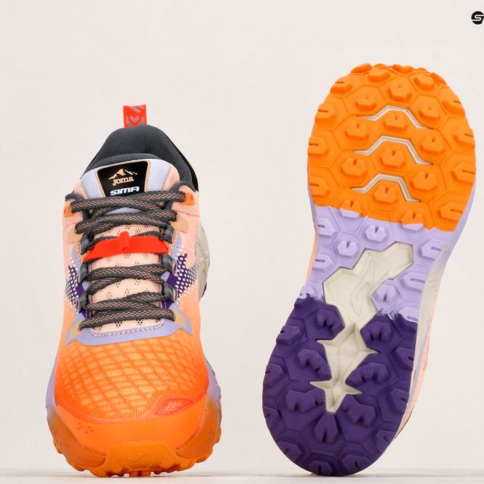 Γυναικεία παπούτσια τρεξίματος Joma Sima πορτοκαλί/βιολετί 9