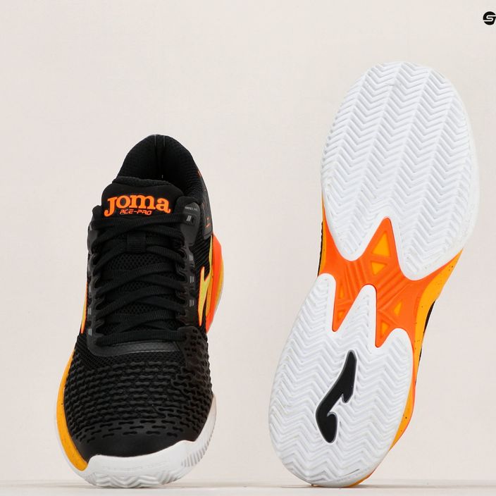 Ανδρικά παπούτσια τένις Joma Ace P μαύρο/πορτοκαλί 8