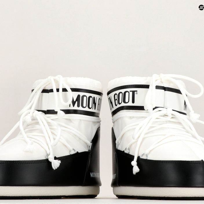 Γυναικείες μπότες χιονιού Moon Boot Icon Low Nylon λευκές μπότες χιονιού 12