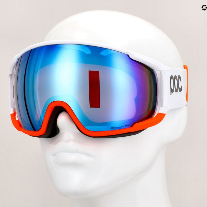 Γυαλιά σκι POC Zonula Race hydrogen white/zink orange/partly blue 6