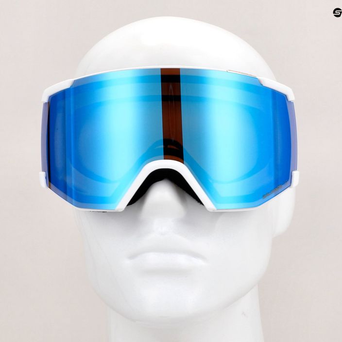 Γυαλιά σκι Salomon S/View λευκό/μεσαίο μπλε 3