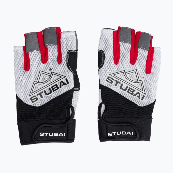 STUBAI γάντια αναρρίχησης Eternal 3/4 Finger λευκό και κόκκινο 950072 3