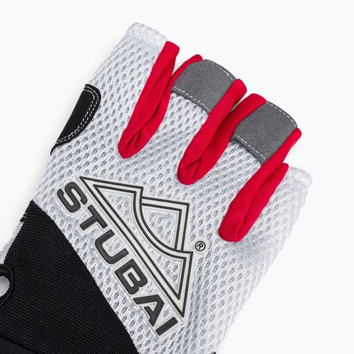 STUBAI γάντια αναρρίχησης Eternal 3/4 Finger λευκό και κόκκινο 950072 4