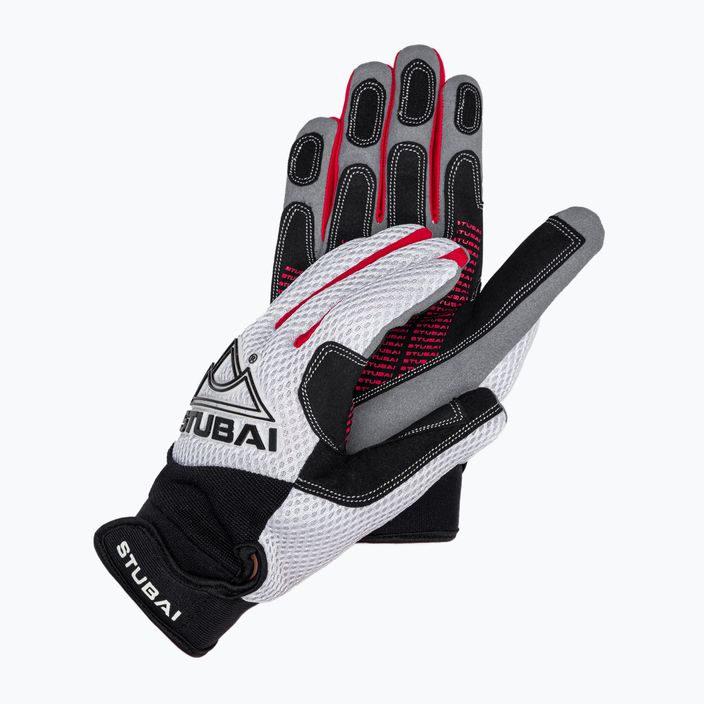 STUBAIEternal Γάντια αναρρίχησης με πλήρες δάχτυλο λευκά και κόκκινα 950062 3