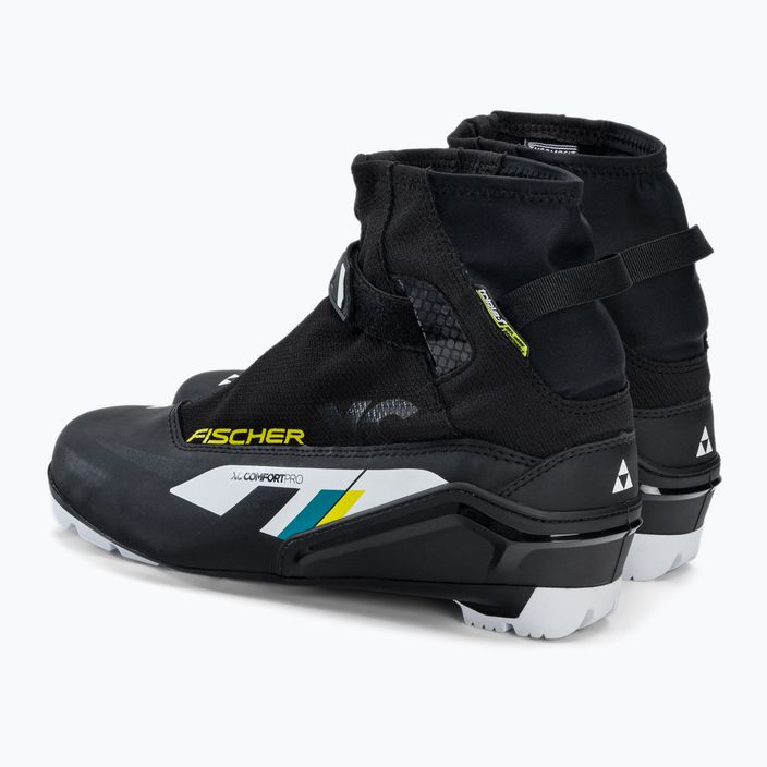 Fischer XC Comfort Pro μπότες σκι ανωμάλου δρόμου μαύρες/κίτρινες S20920 3