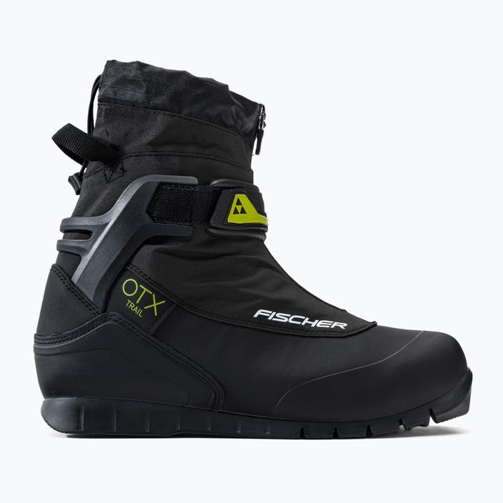 Fischer OTX Trail μπότες cross-country σκι μαύρο/κίτρινο S35421,41 2