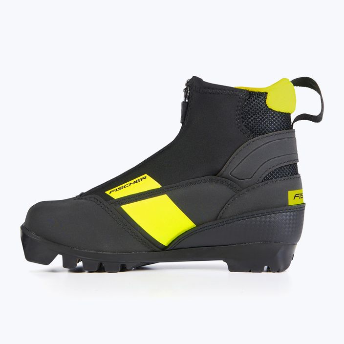 Fischer XJ Sprint παιδικές μπότες cross-country σκι μαύρο/κίτρινο S40821,31 14