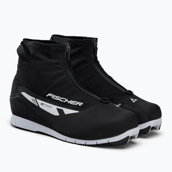 Fischer XC Power μπότες σκι ανωμάλου δρόμου μαύρες και λευκές S21122,41 4