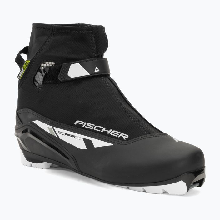 Fischer XC Comfort Pro μαύρες/λευκές/κίτρινες μπότες σκι ανωμάλου δρόμου
