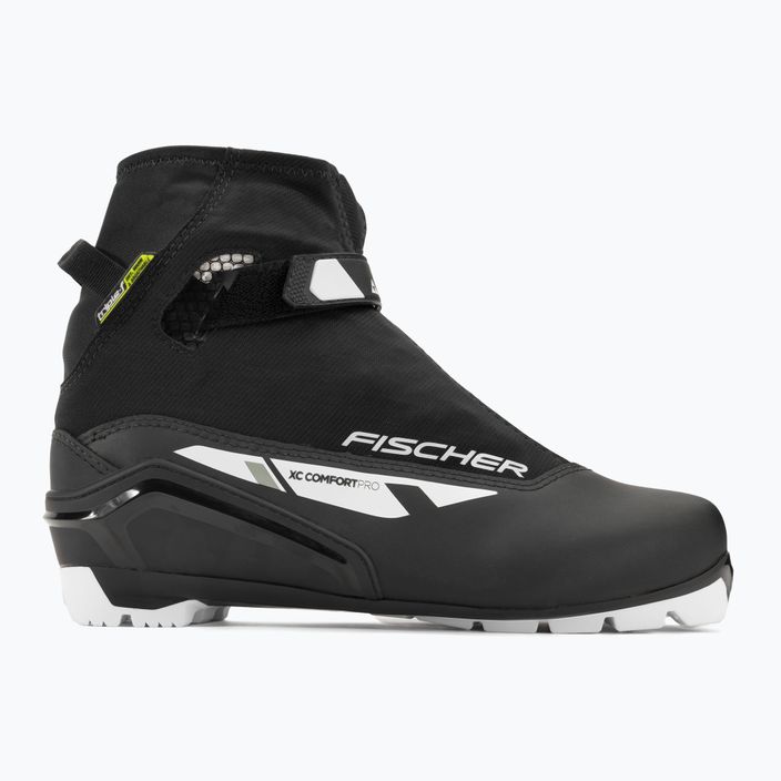 Fischer XC Comfort Pro μαύρες/λευκές/κίτρινες μπότες σκι ανωμάλου δρόμου 2