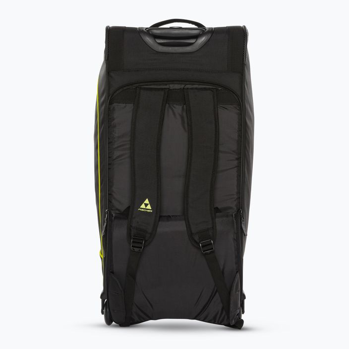 Fischer Team Sportduffel 100L ταξιδιωτική τσάντα μαύρο/κίτρινο 4