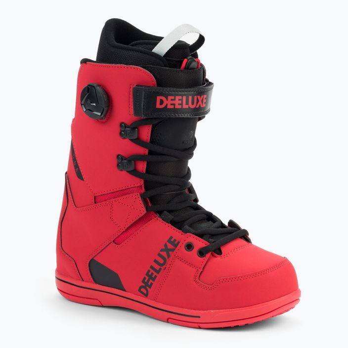 Ανδρικές μπότες snowboard DEELUXE D.N.A. κόκκινες 572123-1000