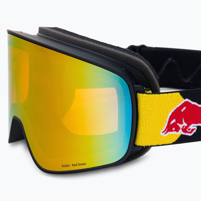 Red Bull SPECT Rush ματ μαύρο/μαύρο/πορτοκαλί κόκκινο καθρέφτη/κόκκινο χιόνι 013 γυαλιά σκι 5