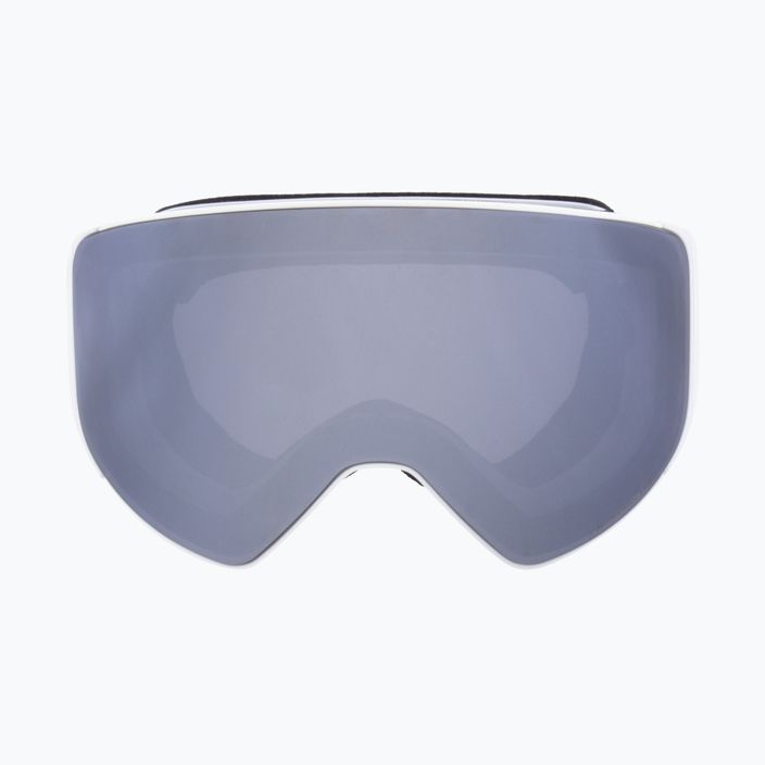 Γυαλιά σκι Red Bull SPECT Jam S3 + Ανταλλακτικός φακός S2 ματ λευκό/λευκό/καπνός/ασημί καθρέφτης/συννεφιασμένο χιόνι 2