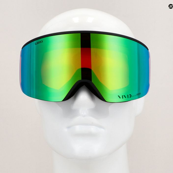 Giro Axis μαύρα γυαλιά σκι με λογότυπο/μελαχρινό/υπέρυθρα γυαλιά σκι 11