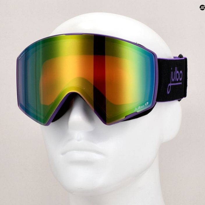 Julbo Razor Edge Reactiv Glare Control γυαλιά σκι μωβ/μαύρο/πράσινο φλας 10