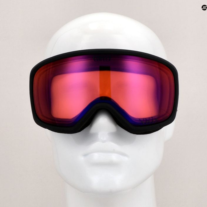 Giro Ringo μαύρο λογότυπο/ζωντανά υπέρυθρα γυαλιά σκι 7