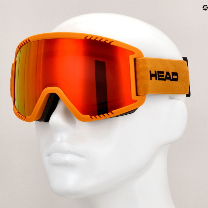 Γυαλιά σκι HEAD Contex κόκκινο/ήλιο 6