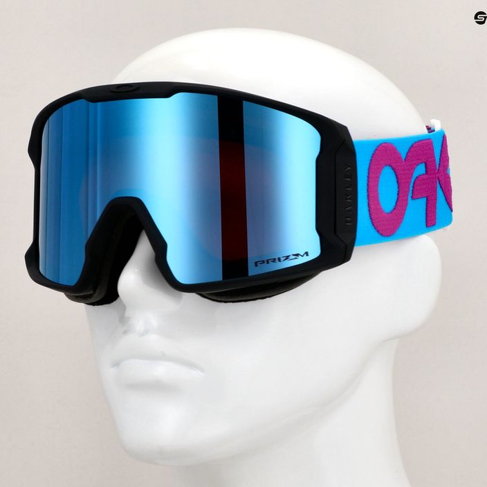 Oakley Line Miner L b1b μοβ μπλε/prizm snow sapphire iridium γυαλιά σκι 7