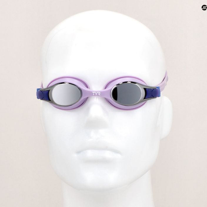 TYR Γυαλιά κολύμβησης για παιδιά Swimple Metallized silvger/purple 7