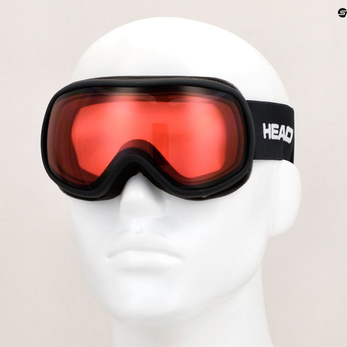 HEAD Ninja παιδικά γυαλιά σκι κόκκινο/μαύρο 6