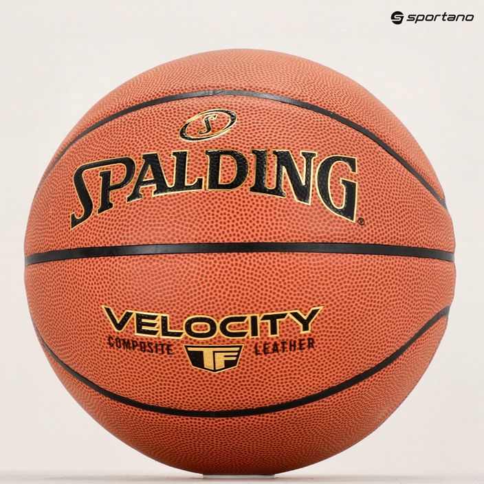 Spalding Velocity Πορτοκαλί μπάλα μέγεθος 7 5