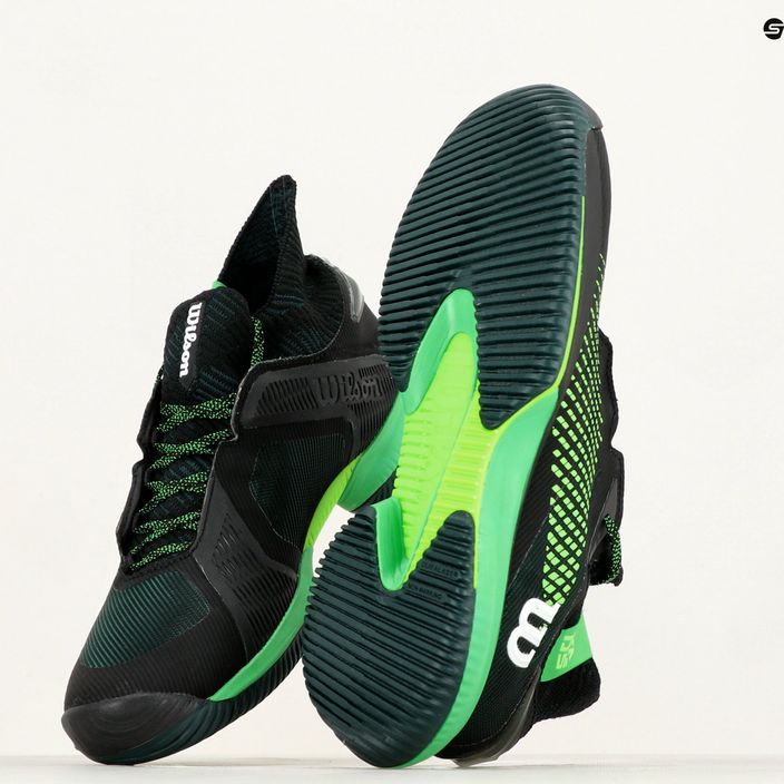 Ανδρικά παπούτσια τένις Wilson Kaos Rapide STF μαύρο/πράσινο 9