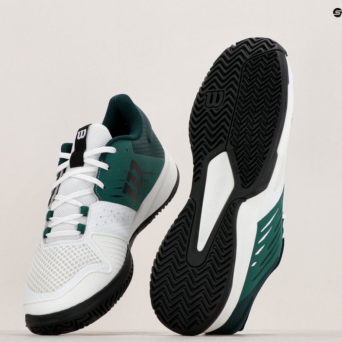 Ανδρικά παπούτσια τένις Wilson Kaos Devo 2.0 λευκό/ολοπράσινο 8