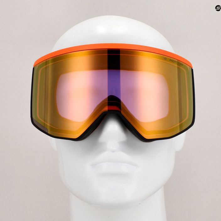 Γυαλιά σκι Atomic Four Pro HD Photo μαύρα/πορτοκαλί/τρίχα/αμπερ χρυσό 8
