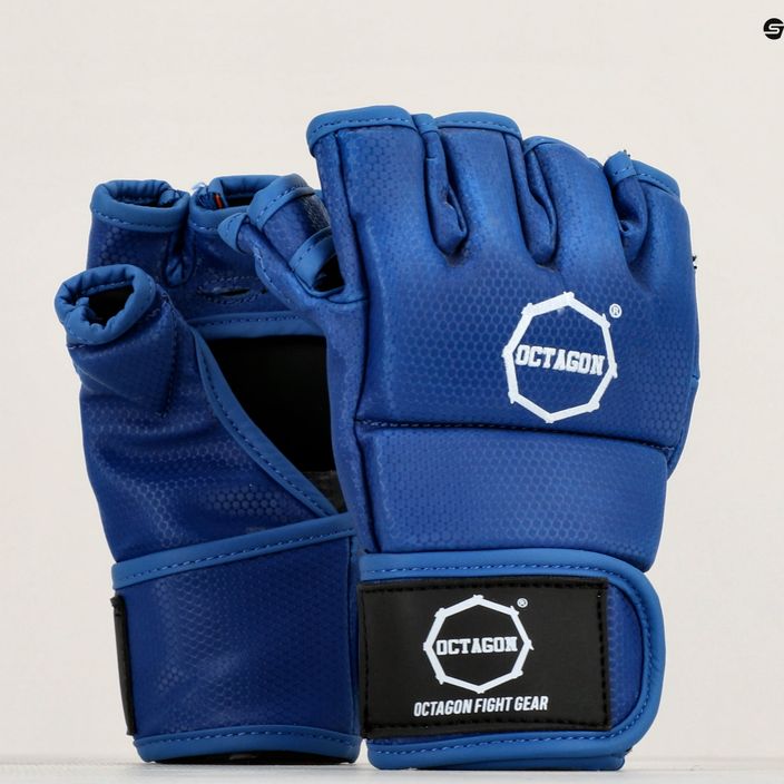 Οκτάγωνο Kevlar MMA γάντια grappling μπλε 7