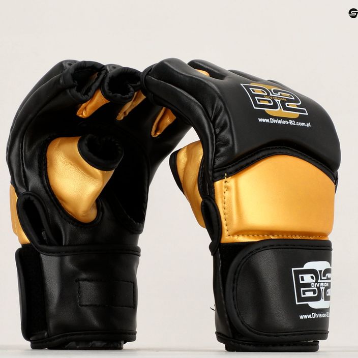 Γάντια Grappling για MMA DIVISION B-2 μαύρο DIV-MMA04 6